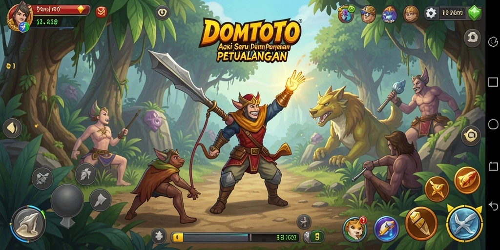 Gameplay seru dan menegangkan dalam DOMTOTO.