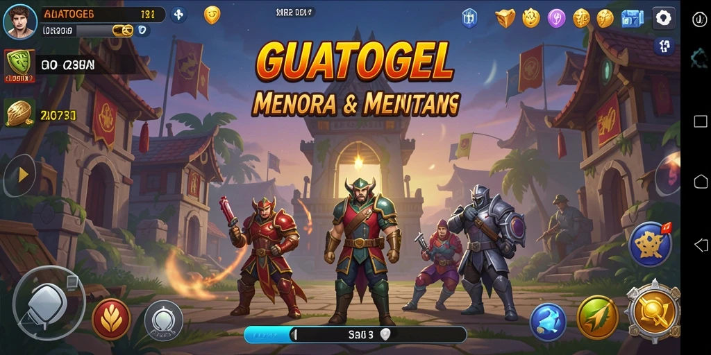Gameplay menara pertahanan yang seru dan menantang di GUATOGEL.