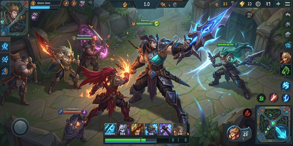 Tampilan menarik gameplay HARAPJP dengan pertarungan seru.