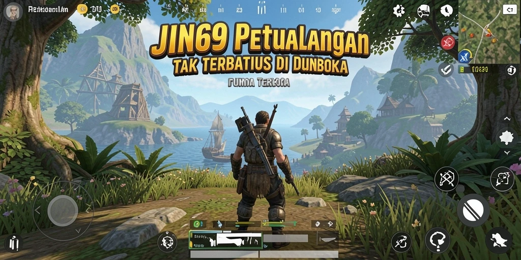 Gameplay seru di dunia terbuka JIN69 penuh petualangan.