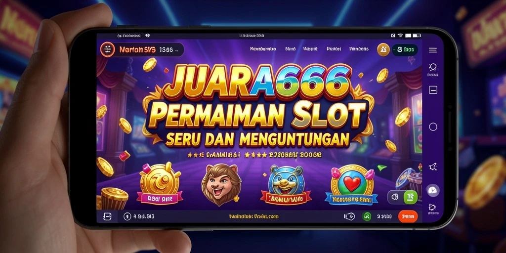 Tampilan gameplay menegangkan dari JUARA666 dengan grafik Slot yang memukau.