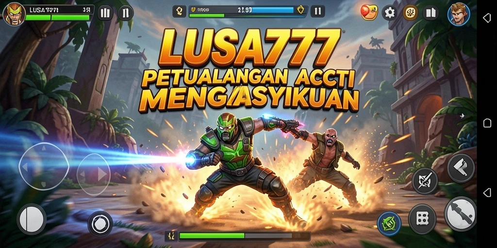 Screenshot gameplay LUSA777 menampilkan aksi mendebarkan dan grafik menawan.