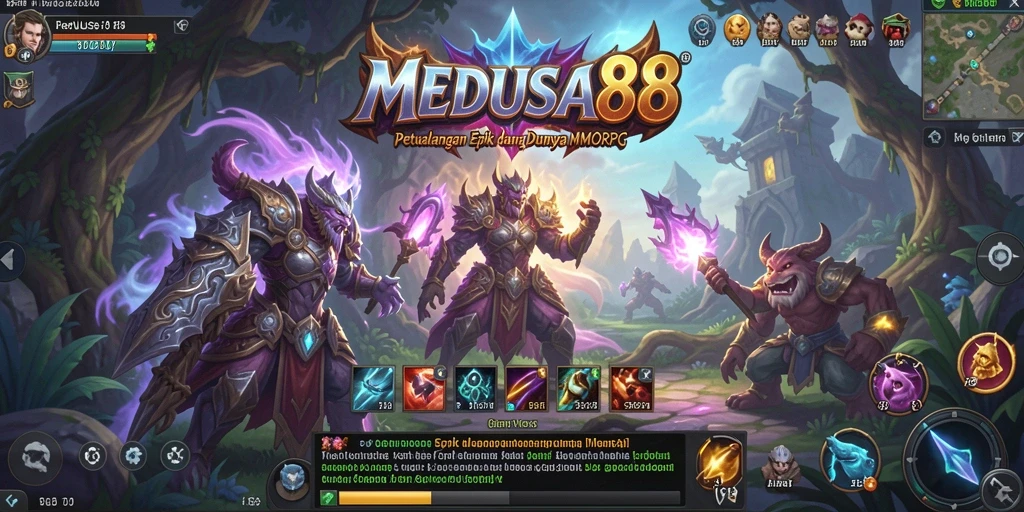Tampilan gameplay seru dari MEDUSA88 dengan grafis yang menawan.