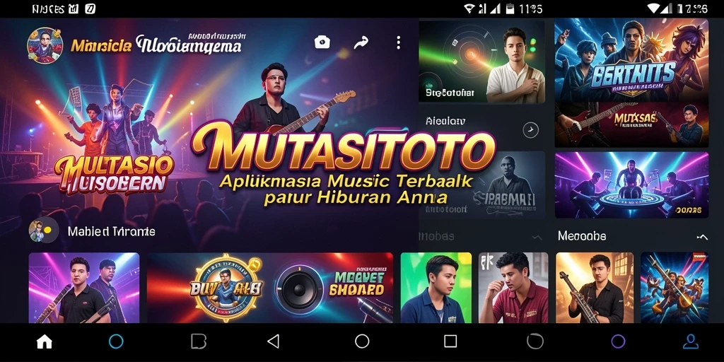 Tampilan gameplay interaktif dari MUTASITOTO yang menawan.