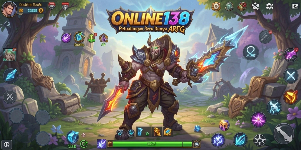 Tangkapan layar menunjukkan gameplay seru dengan pertarungan menegangkan di <strong>ONLINE138</strong>.