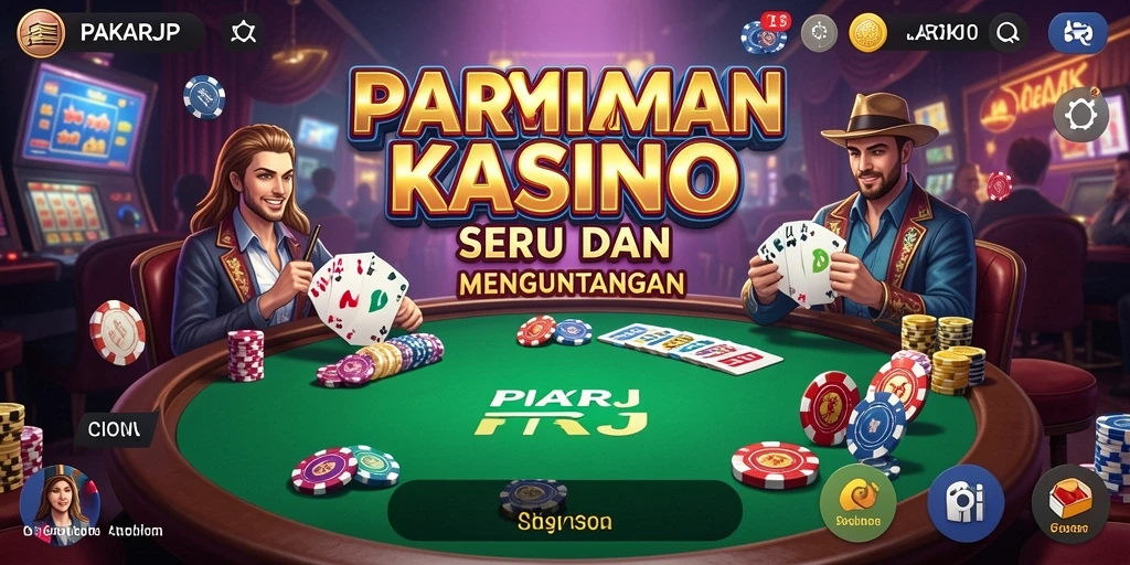 Tampilan gameplay seru di PAKARJP dengan berbagai pilihan permainan Kasino.
