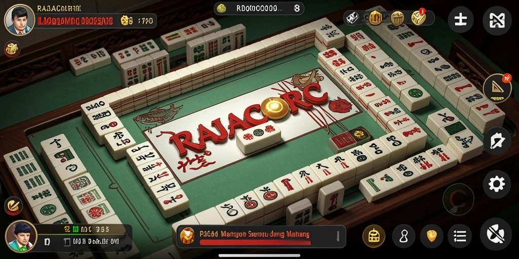 Tampilan gameplay seru dari RAJACORC yang menantang.