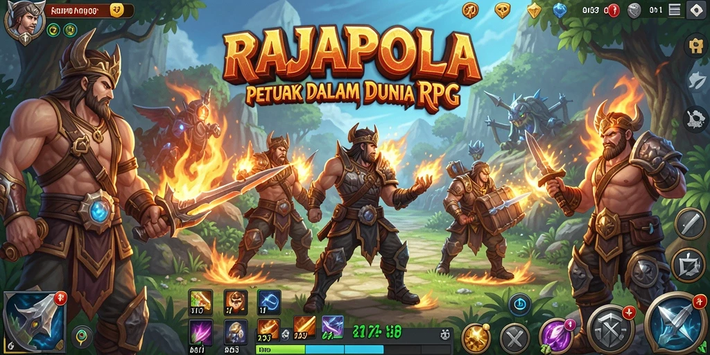 Tangkapan layar gameplay RAJAPOLA yang menunjukkan aksi pertarungan mendebarkan.
