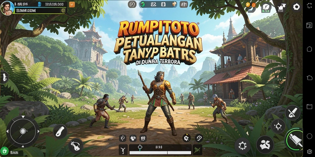 Tangkapan layar menampilkan gameplay mengesankan di dunia terbuka RUMPITOTO.