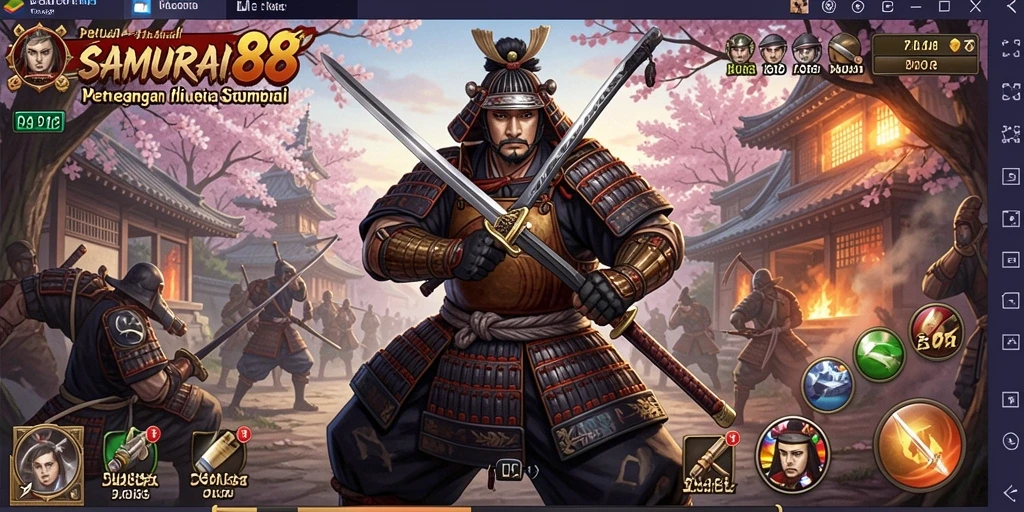 Gameplay menarik dengan aksi samurai yang menegangkan.