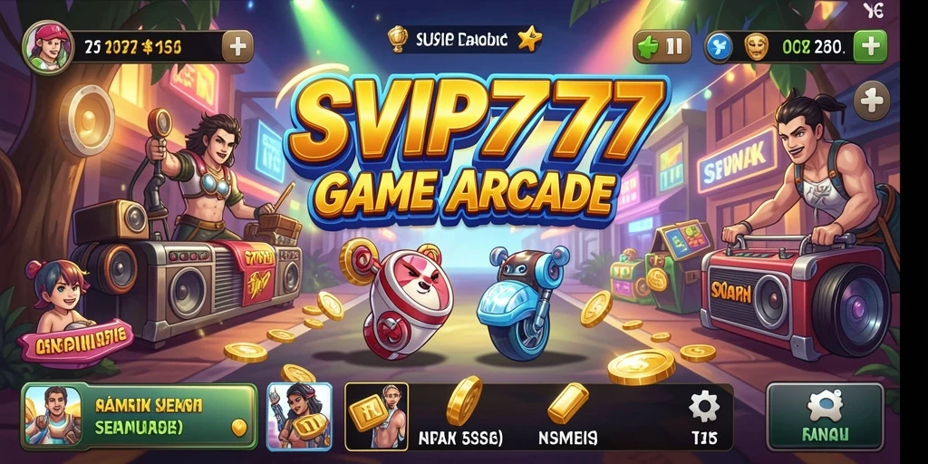 Tampilan gameplay seru dan menarik dari SVIP777 di layar.